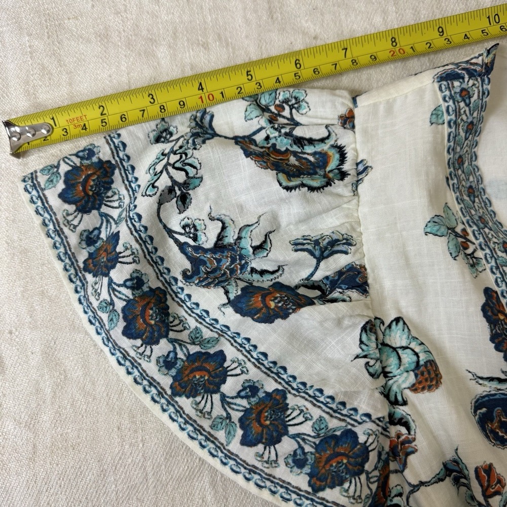 Max Studio Maxi Dress Size L Floral Boho Cottagecore Coquette Beach Resort - Picture 10 of 14